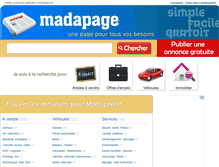 Tablet Screenshot of madapage.com